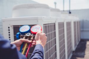 Commercial rooftop HVAC system