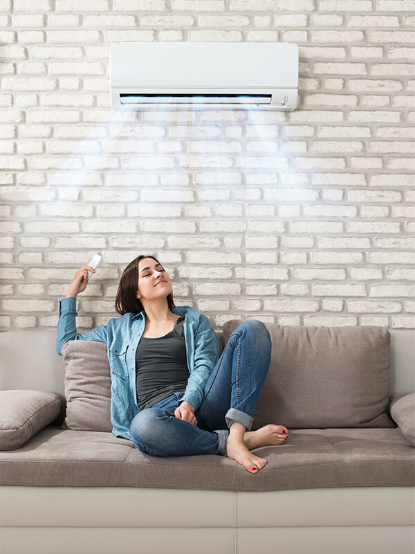 Woman On Couch